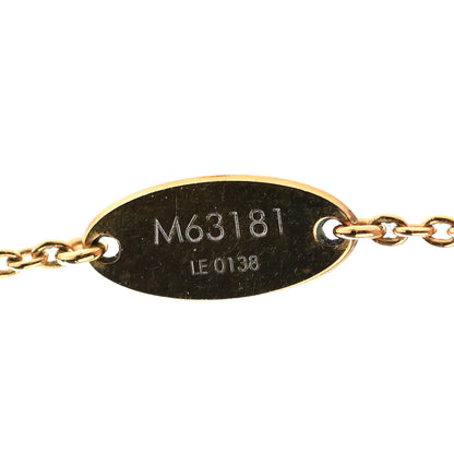 Louis Vuitton Essential Studded V Necklace Gold Black 6 of 7