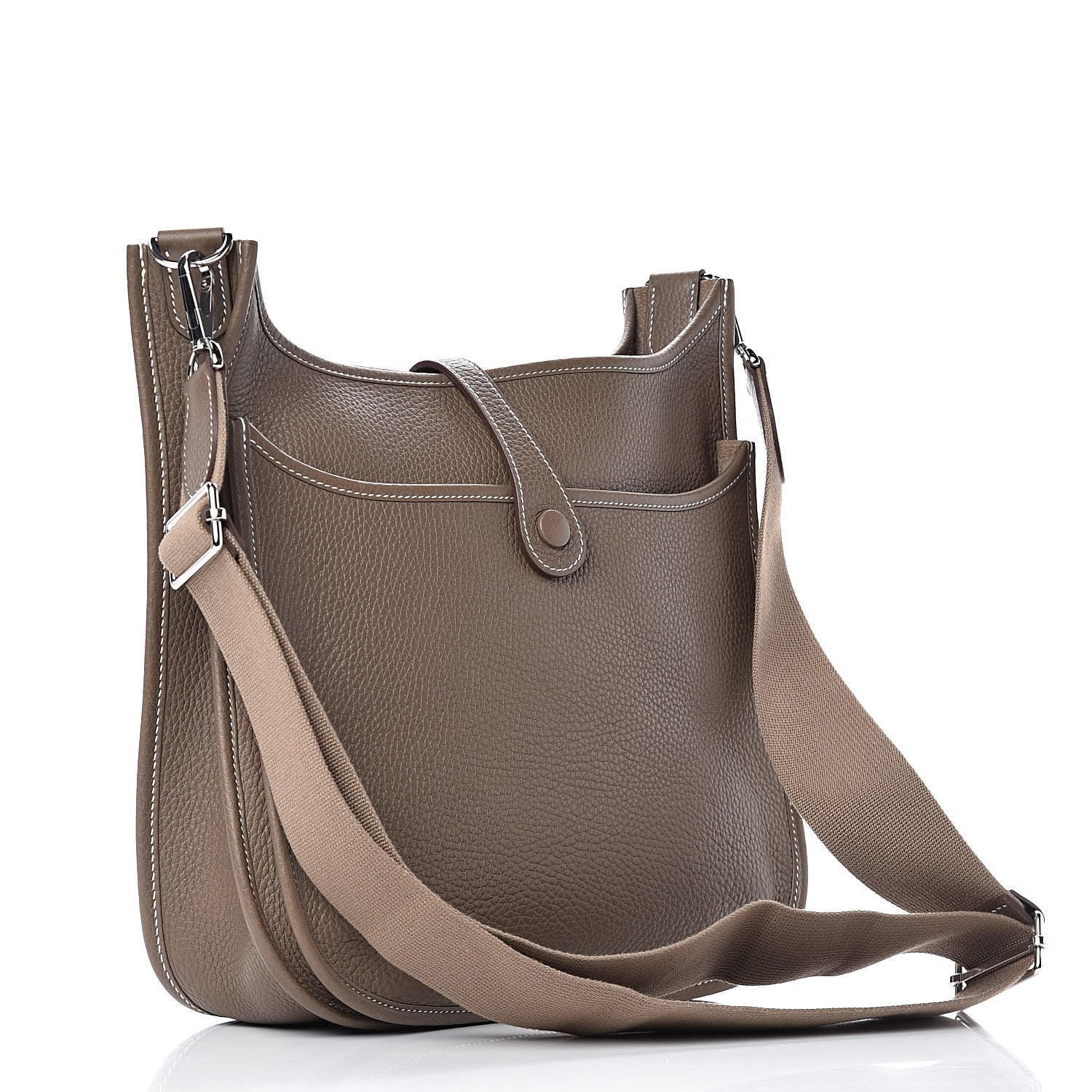 Hermes Taurillon Clemence Evelyne III PM Etoupe 3 of 11