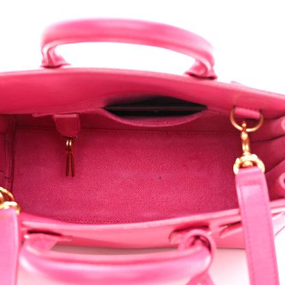 Saint Laurent Calfskin Nano Sac De Jour Bubblegum 5 of 13