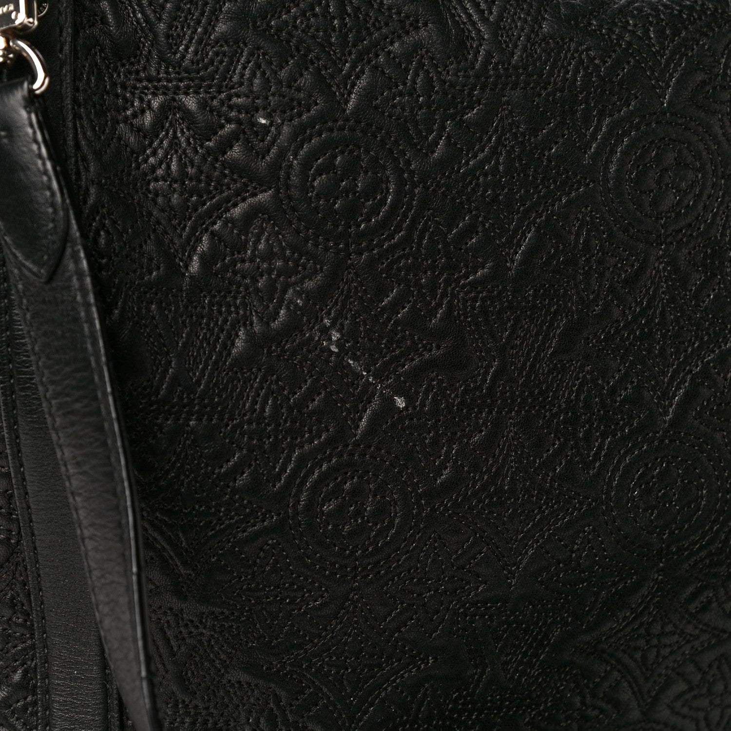 Louis Vuitton Monogram Lambskin Antheia Ixia MM Black 13 of 14
