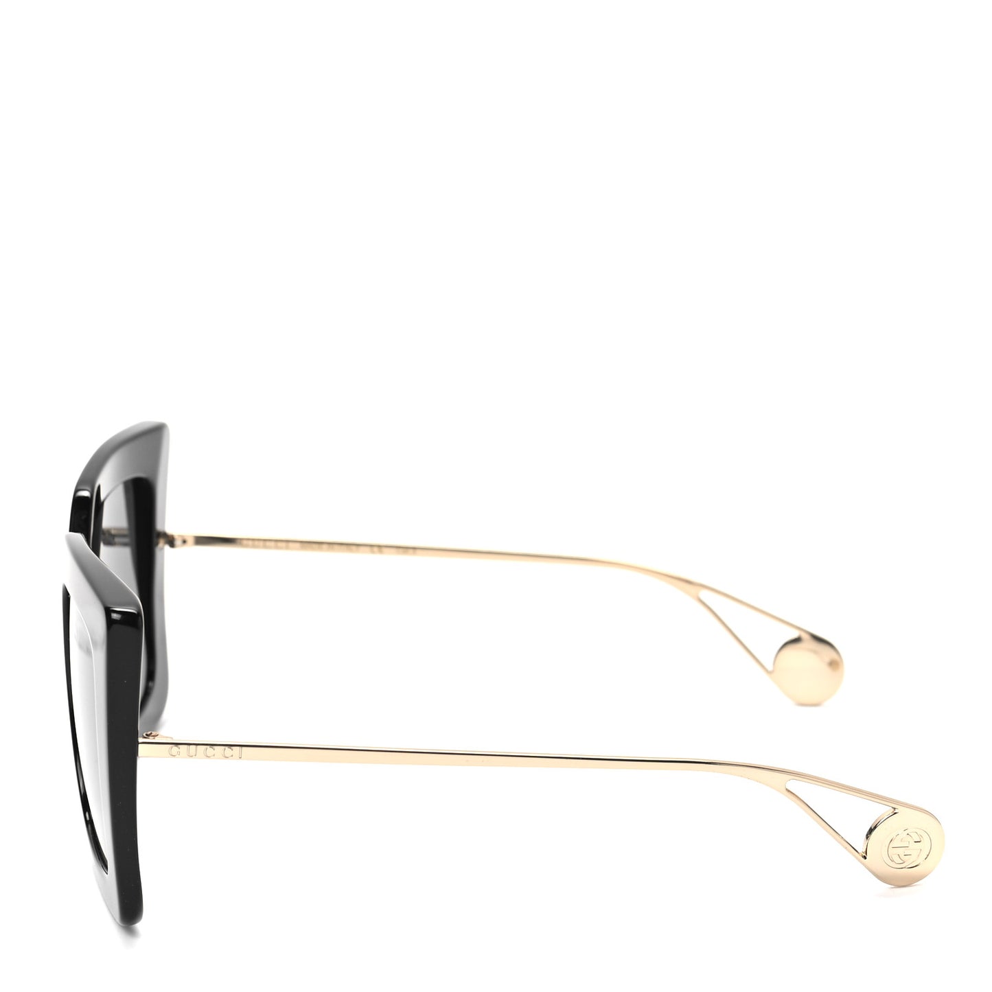Acetate Oversize Square Frame GG0434S Sunglasses Black
