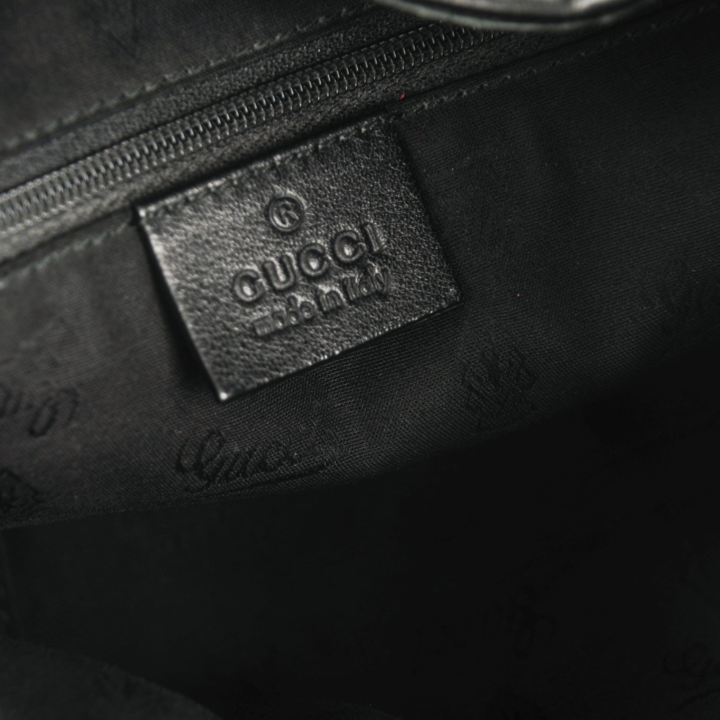Guccissima Large New Ladies Web Hobo Black
