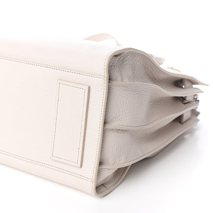 Saint Laurent Grained Calfskin Small Sac De Jour Icy White 8 of 9
