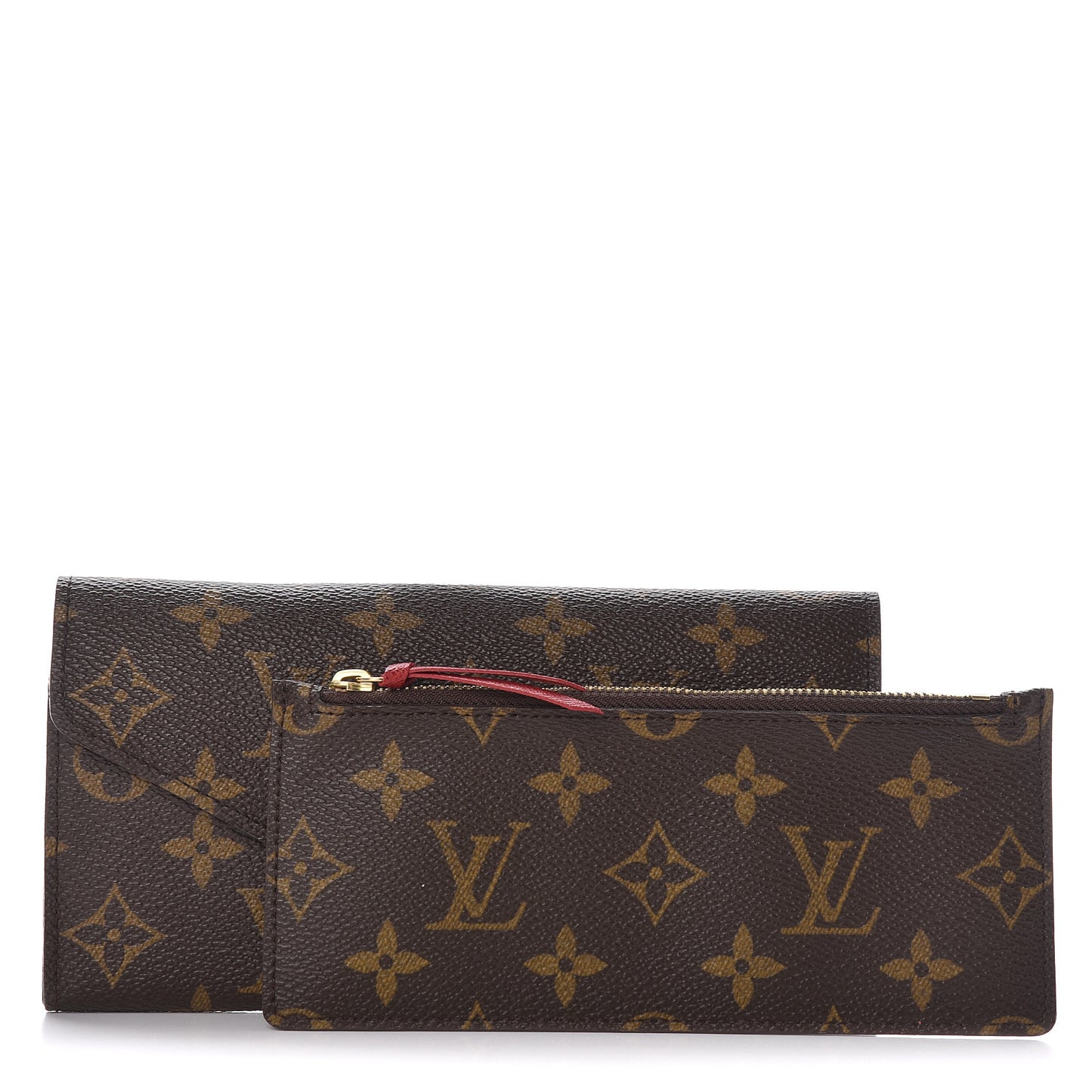 Monogram Josephine Wallet Red