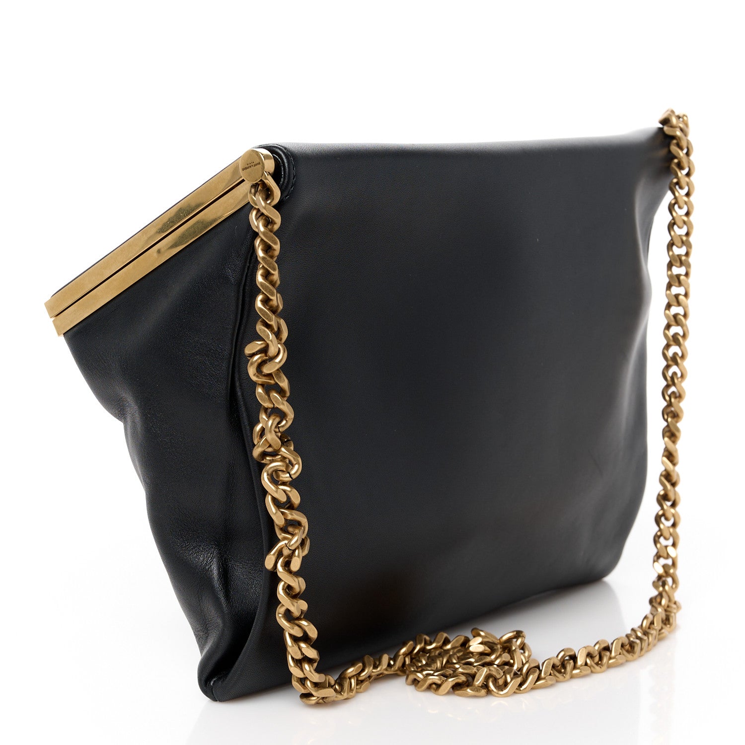 Saint Laurent Calfskin Medium Fanny Black 3 of 13