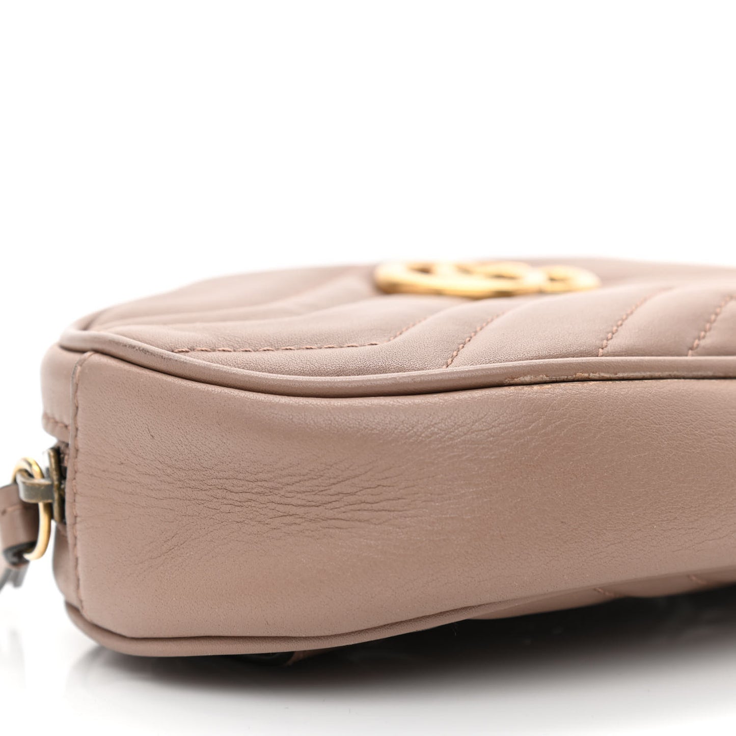 Calfskin Matelasse GG Marmont Belt Bag 95 38 Porcelain Rose