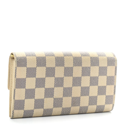 Louis Vuitton Damier Azur Sarah Wallet 3 of 10