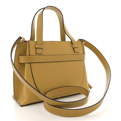 Loewe Calfskin Mini Gate Tote Ochre 3 of 10