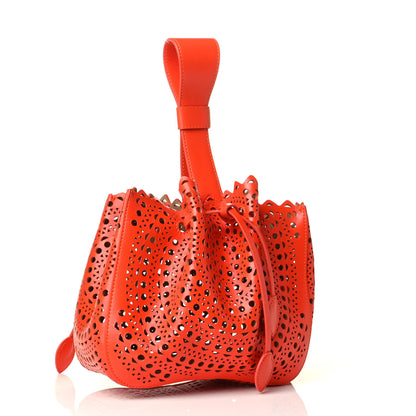 Alaia Lux Calfskin Vienne Rose-Marie 19 Orange 2 of 5