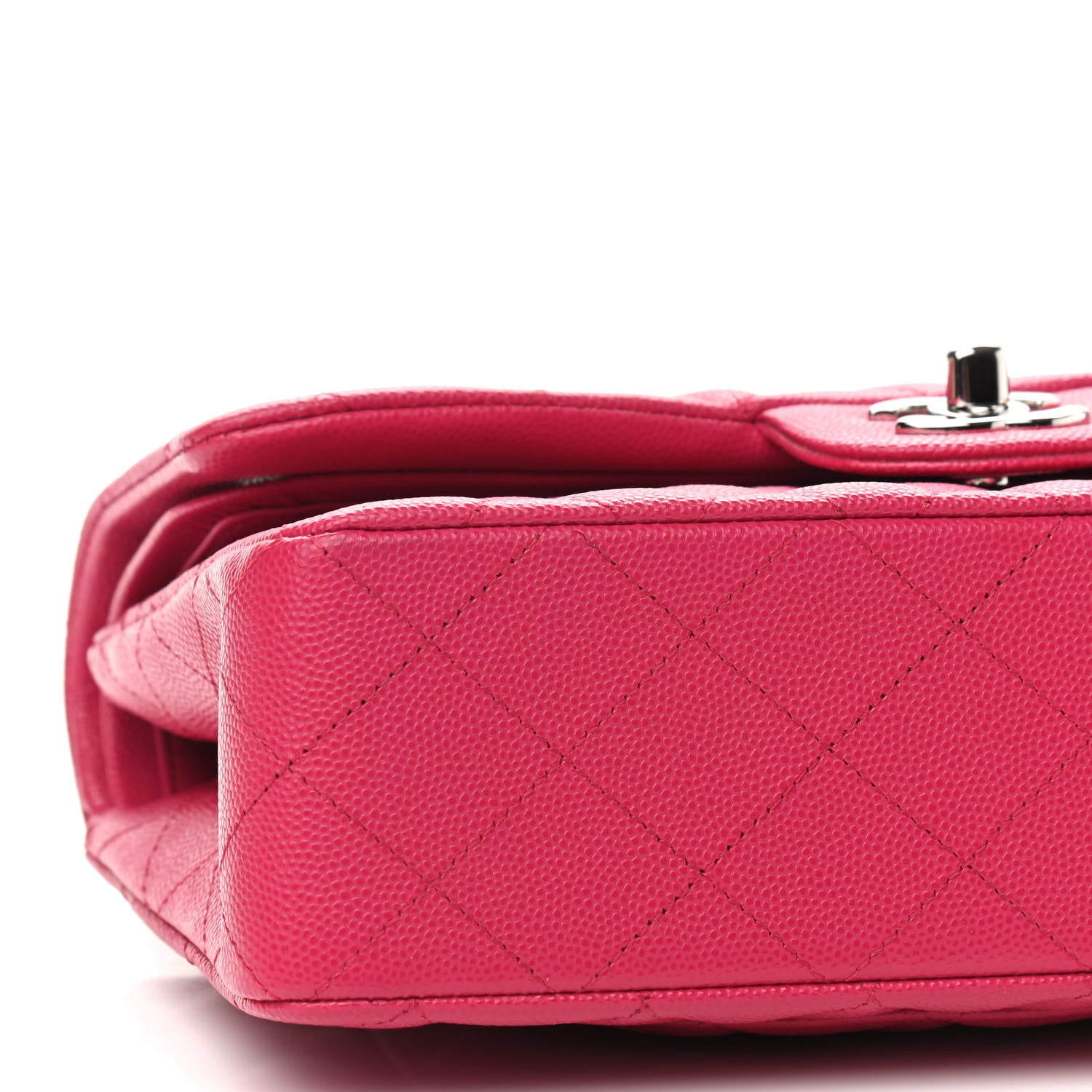 Chanel Caviar Quilted Small Double Flap Dark Pink 6 of 9
