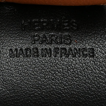 Hermes Milo Lambskin Grigri Rodeo Horse Bag Charm PM Black Sienne Gold 3 of 5