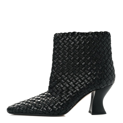 Bottega Veneta Nappa Intrecciato Ankle Boots 36 Black 1 of 11