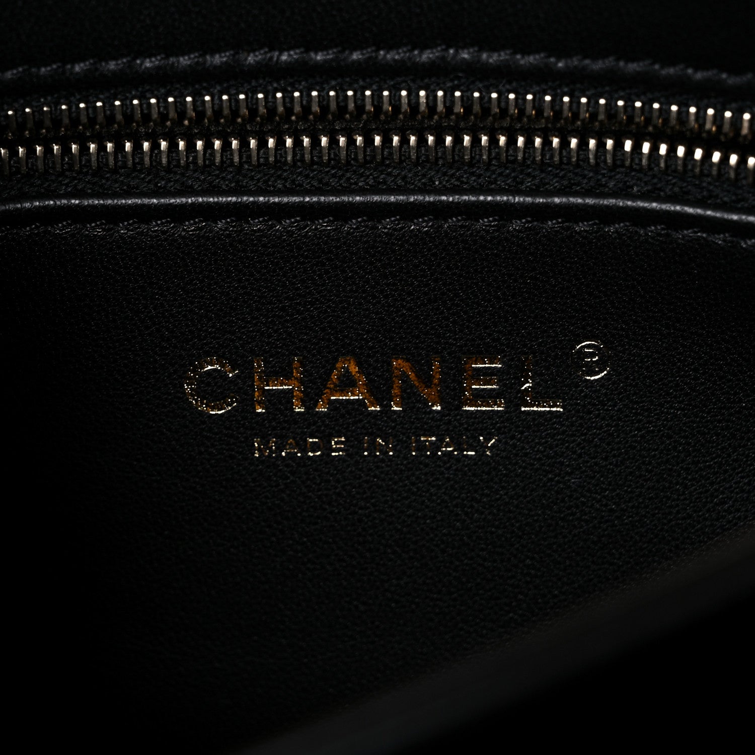 Chanel Hammered Metallic Calfskin Quilted Flap Gold 6 of 13