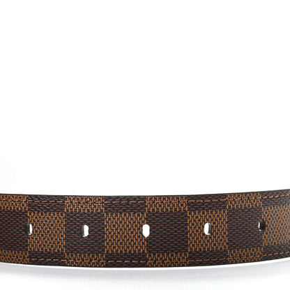 Louis Vuitton Damier Ebene 30mm Ellipse Belt 85 34 6 of 7