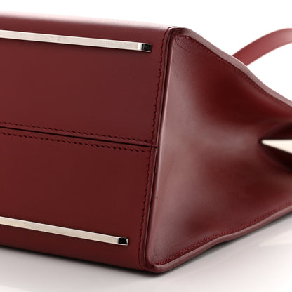 Balenciaga Calfskin Maillon Large Shopping Tote Rouge Bordeaux 9 of 10