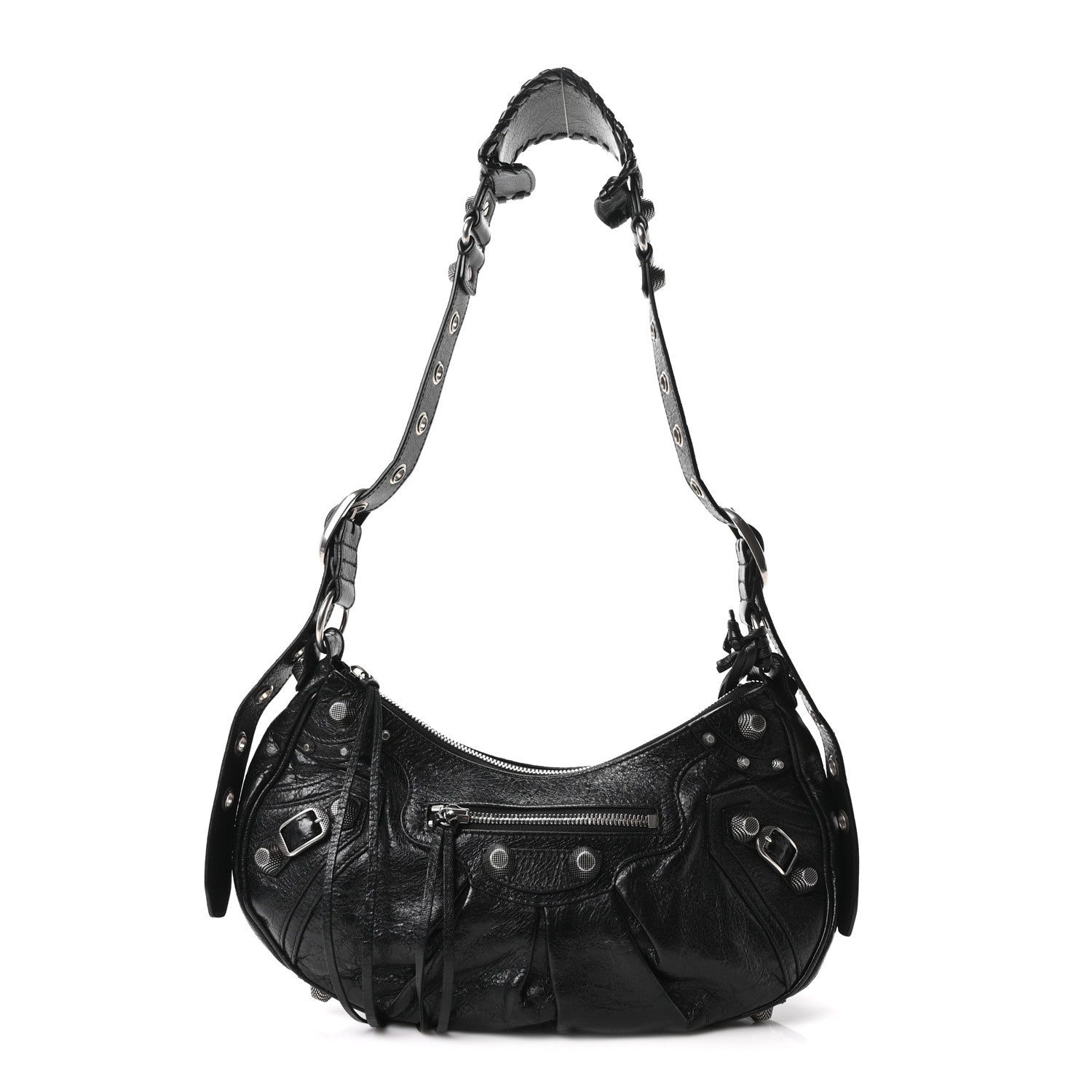 Balenciaga Agneau Arena Small Le Cagole Shoulder Bag Black 1 of 11