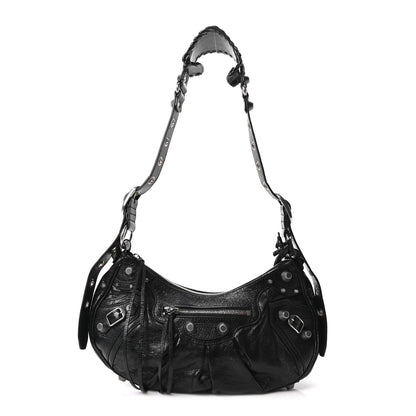 Balenciaga Agneau Arena Small Le Cagole Shoulder Bag Black 1 of 11