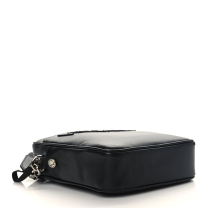 Versace Calfskin Logo Messenger Bag Black 3 of 6