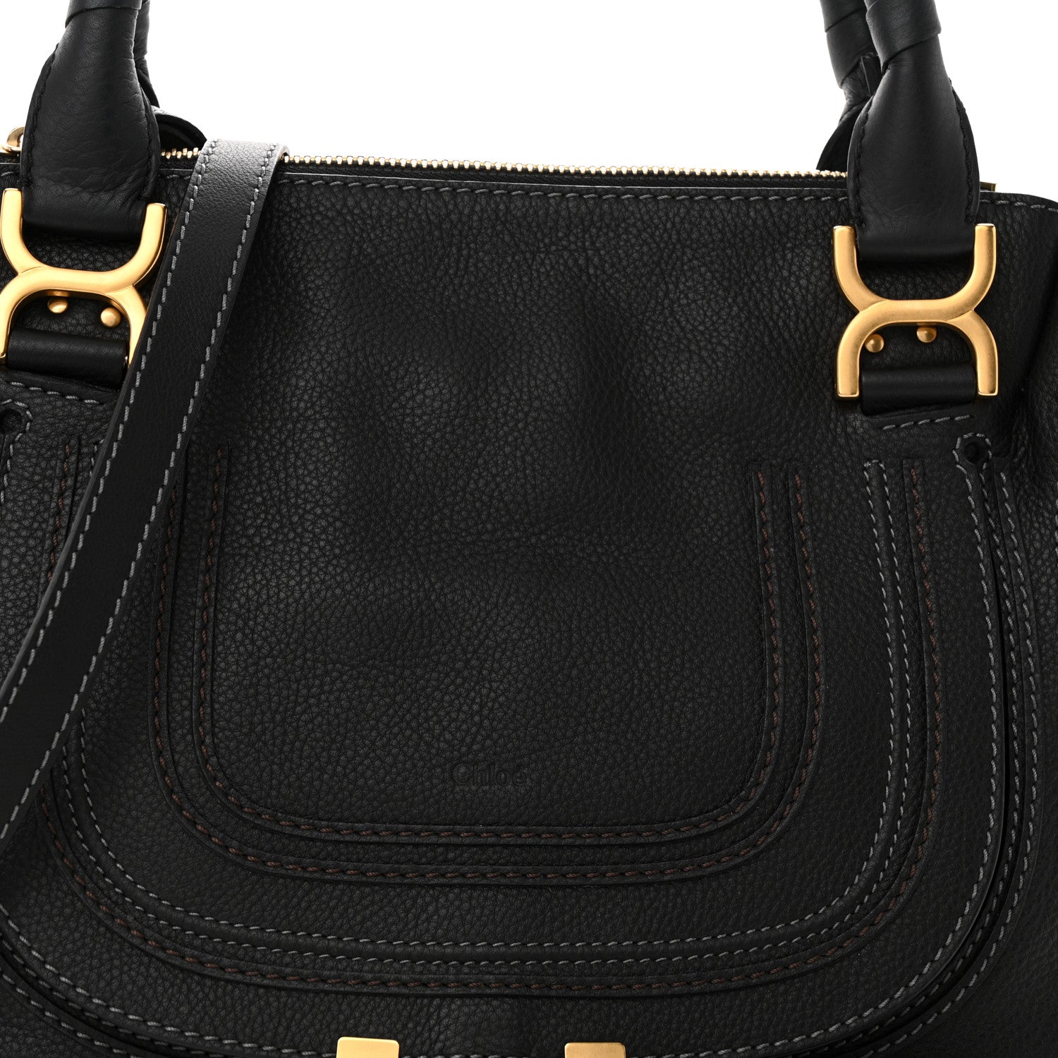 Chloe Calfskin Medium Marcie Satchel Black 7 of 9