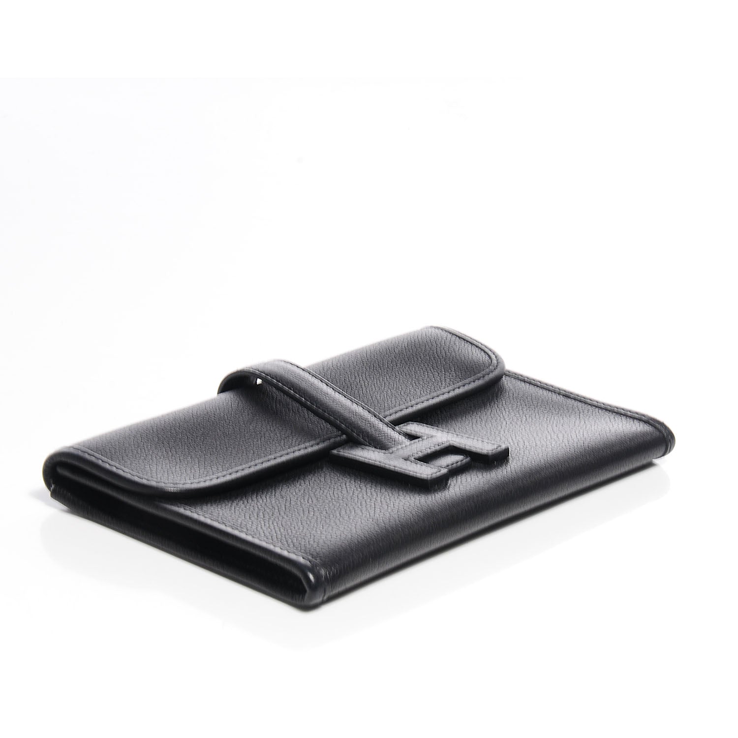 Hermes Evergrain Mini Jige Clutch Black 4 of 8