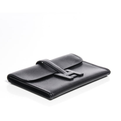 Hermes Evergrain Mini Jige Clutch Black 4 of 8