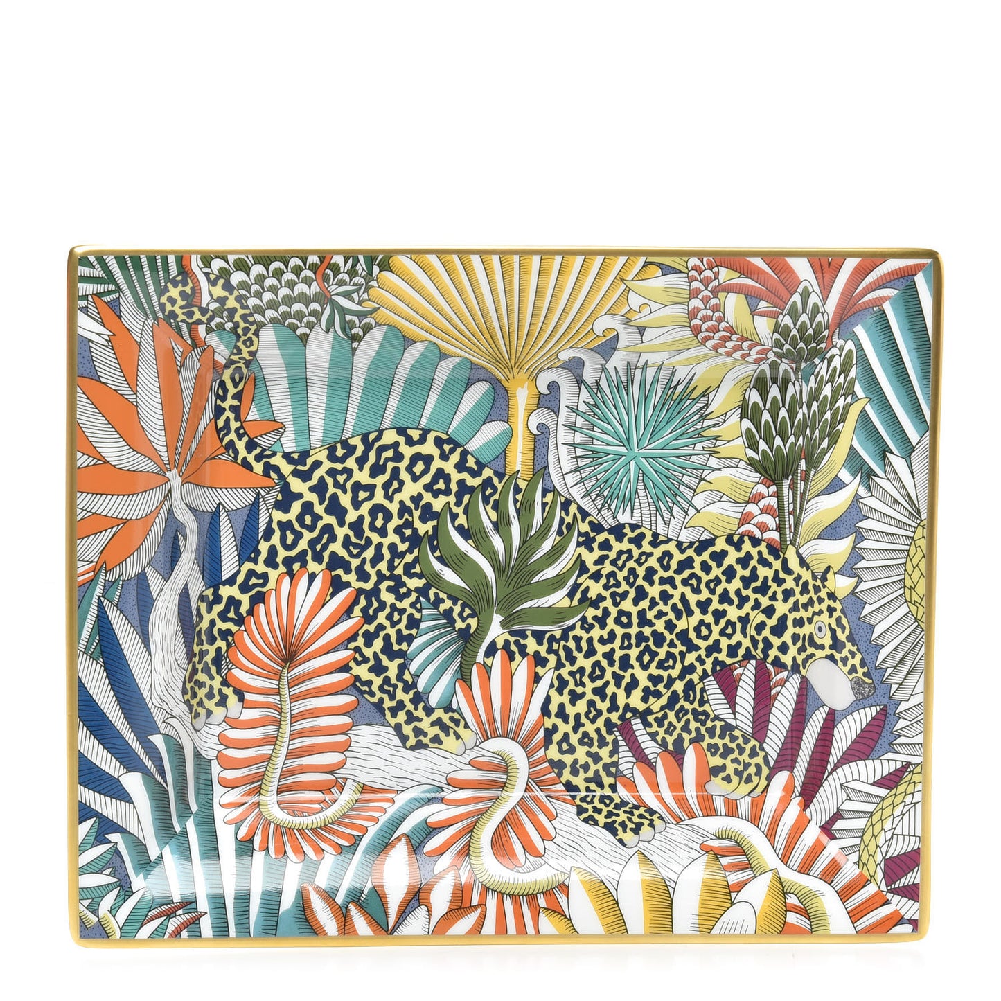 Porcelain Animaux Camoufles Change Tray