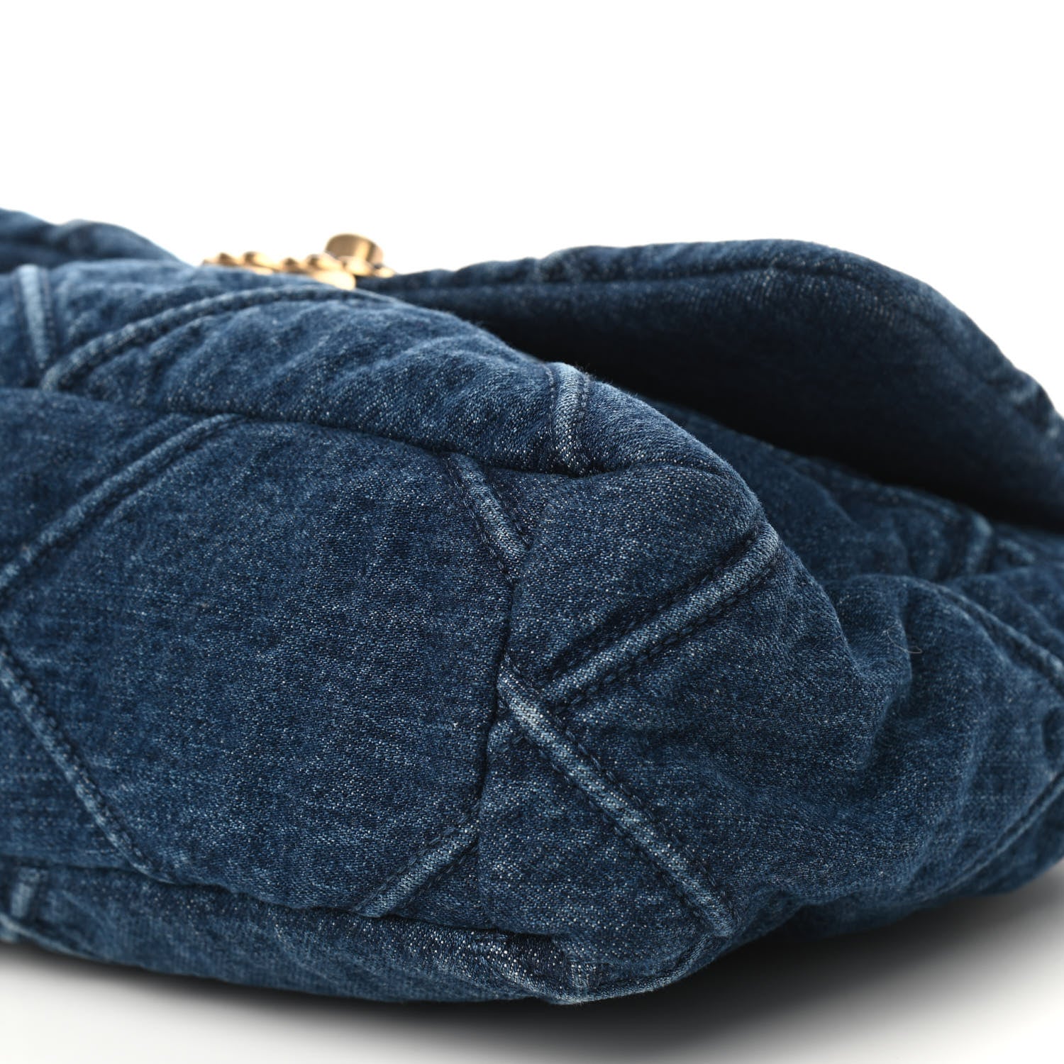 Chanel Denim Quilted Medium Chanel 19 Flap Blue 7 of 10