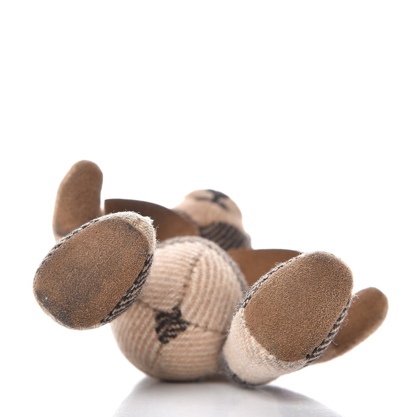 Cashmere House Check Thomas Bear Bag Charm Camel Gold