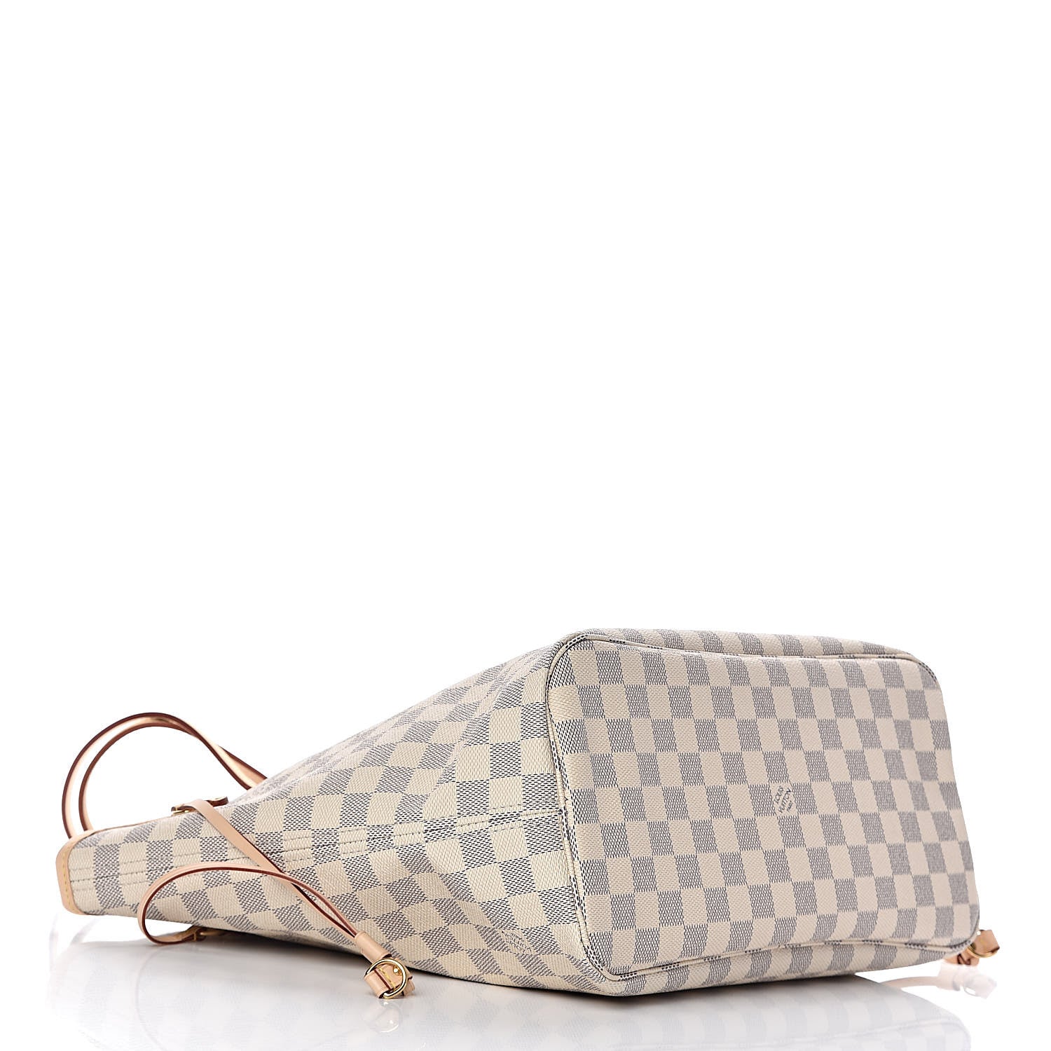 Louis Vuitton Damier Azur Neo Neverfull MM Rose Ballerine 5 of 12