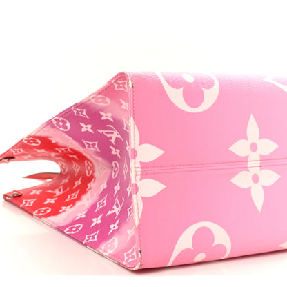 Louis Vuitton Monogram Escale Onthego GM Rouge 8 of 10