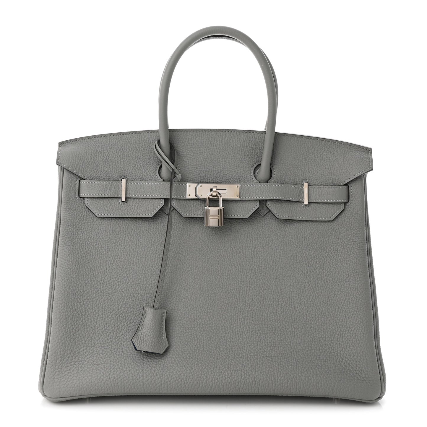 Togo Verso Birkin 35 Gris Mouette Bleu Agate