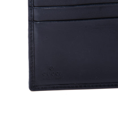 Gucci Calfskin Web Compact Wallet Black 7 of 9