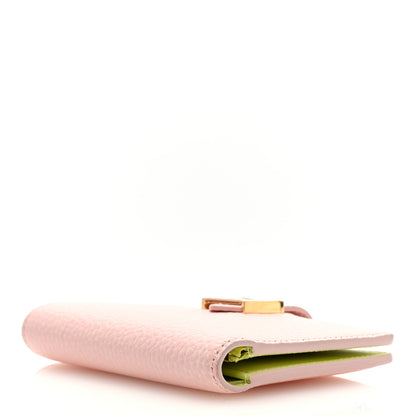 Louis Vuitton Taurillon Capucines Vertical Compact Wallet Rose Jasmin 4 of 6