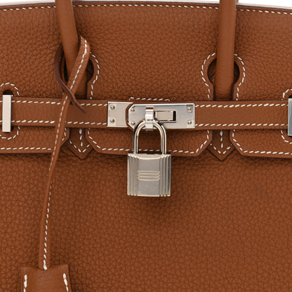 Hermes Togo Birkin 25 Gold 7 of 10