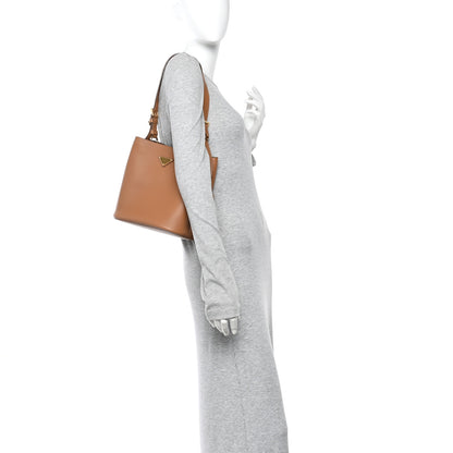 Prada Soft Calfskin Medium Panier Bucket Bag Caramel 2 of 10