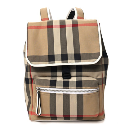 Burberry Vintage Check Dewey Backpack Archive Beige 1 of 10