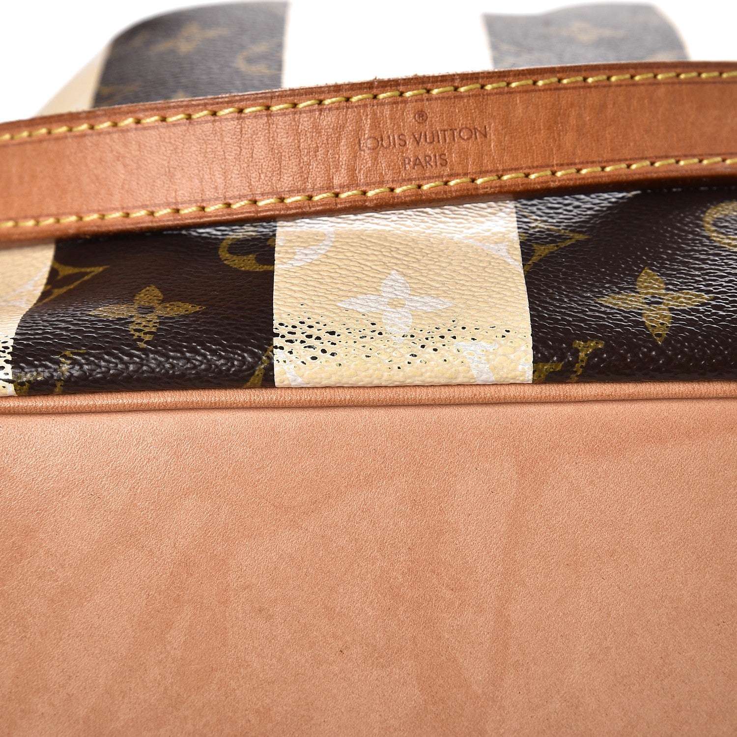Louis Vuitton Monogram Rayures Petit Noe 9 of 17