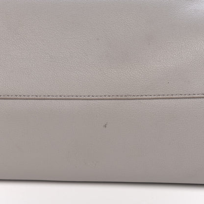 Saint Laurent Calfskin Large Shopping Tote Oyster Gray 16 of 21
