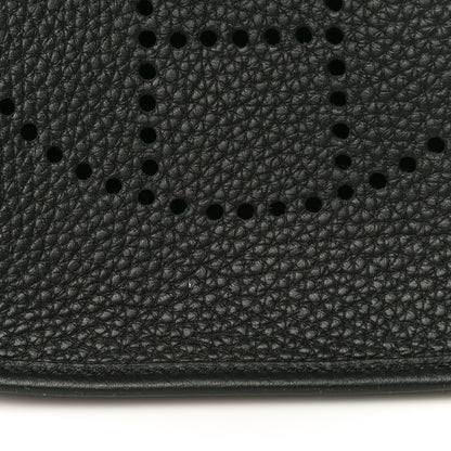 Hermes Taurillon Clemence Evelyne TPM Black 10 of 11