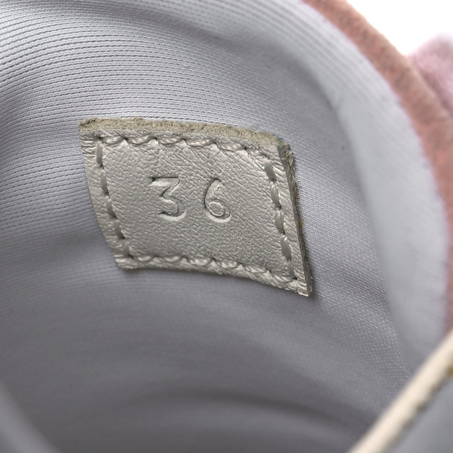 Technical Canvas Suede Goatskin Bouncing Sneakers 36 Gris Multicolor