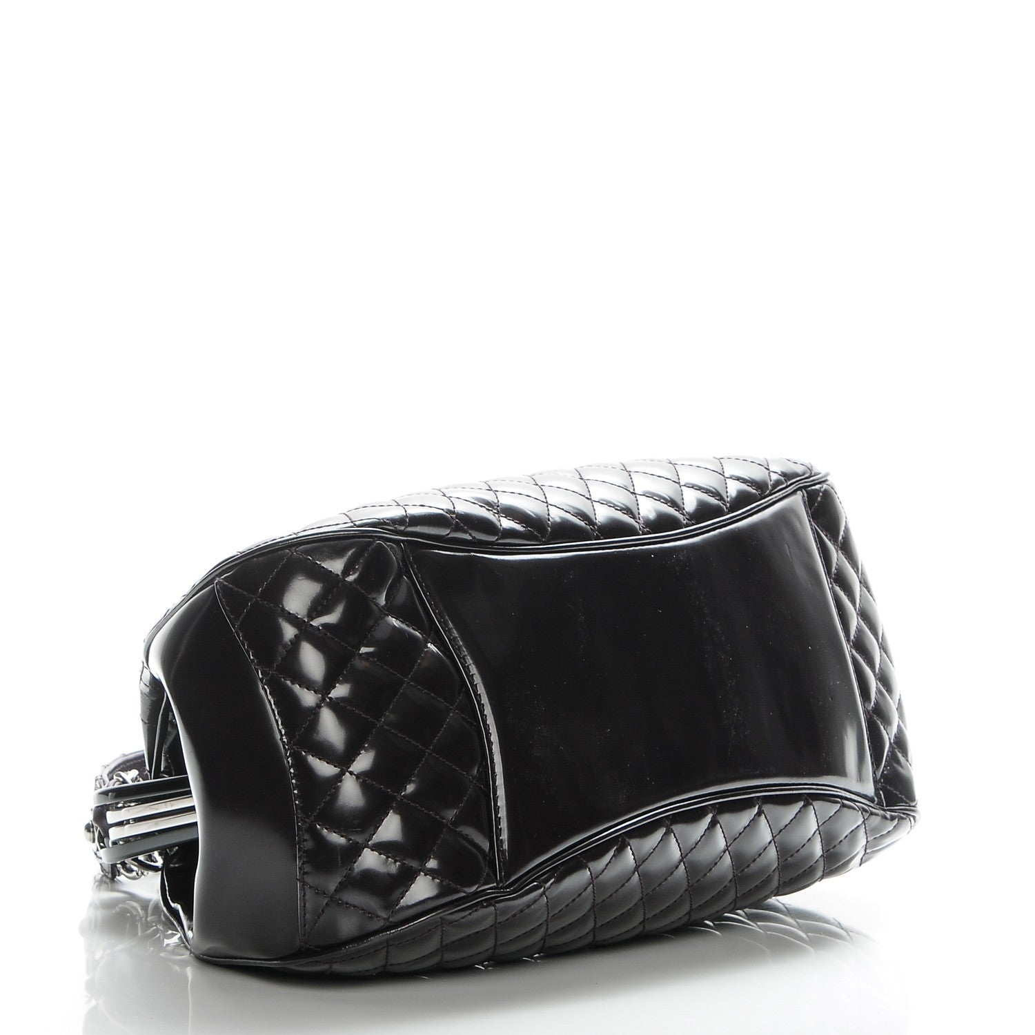 Chanel Glazed Calfskin Quilted Mademoiselle Small Frame Bag Purple 4 of 9