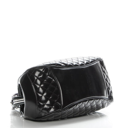 Chanel Glazed Calfskin Quilted Mademoiselle Small Frame Bag Purple 4 of 9