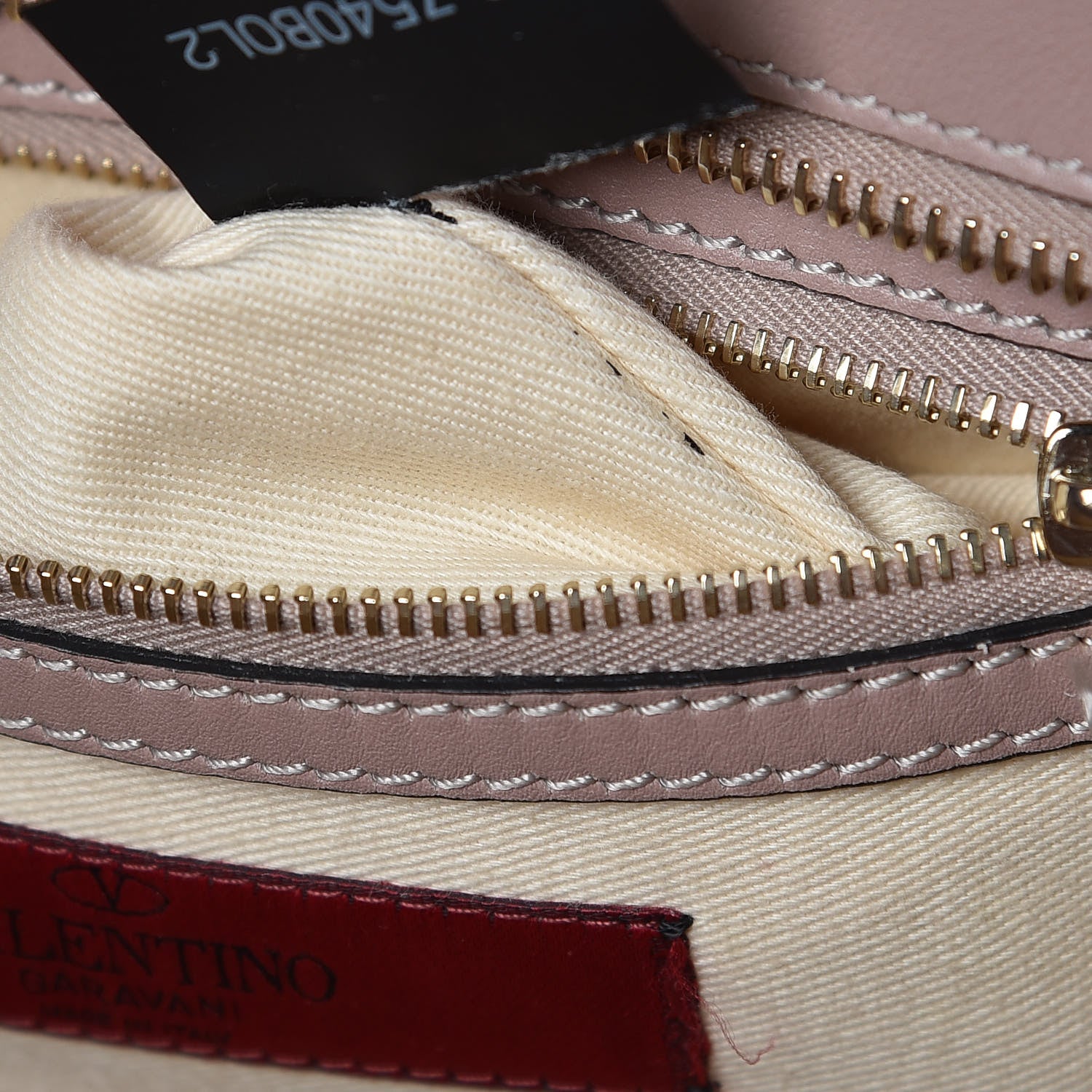 Valentino Garavani Vitello Small Rockstud Double Handle Tote Poudre 23 of 26