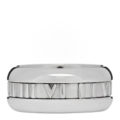 Tiffany Sterling Silver Atlas Band Ring 57 8 3 of 4