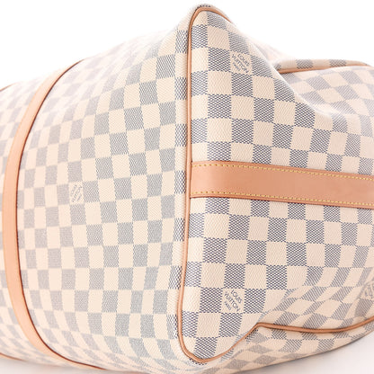 Louis Vuitton Damier Azur Keepall Bandouliere 55 7 of 22