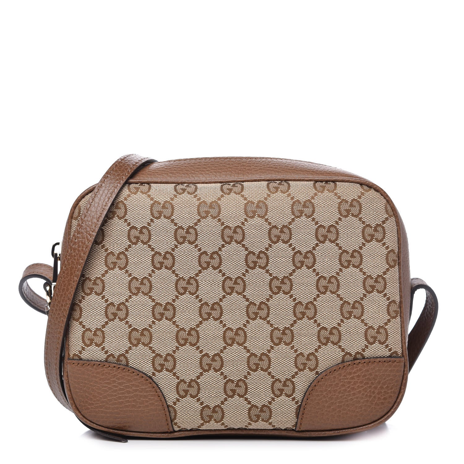 Gucci Monogram Mini Bree Messenger Bag Beige Tabacco 1 of 10