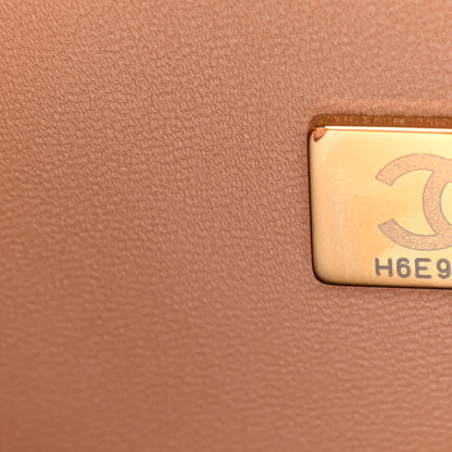 Chanel Lambskin Quilted Mini Square Flap Brown 7 of 10