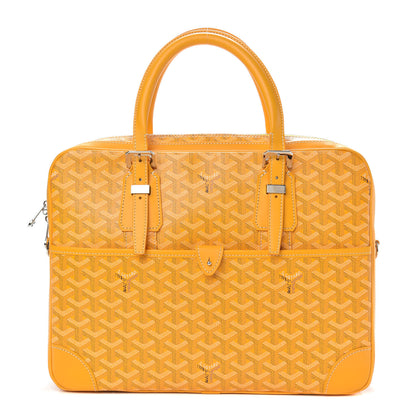 Goyard Goyardine PM Ambassade Briefcase Yellow 1 of 9