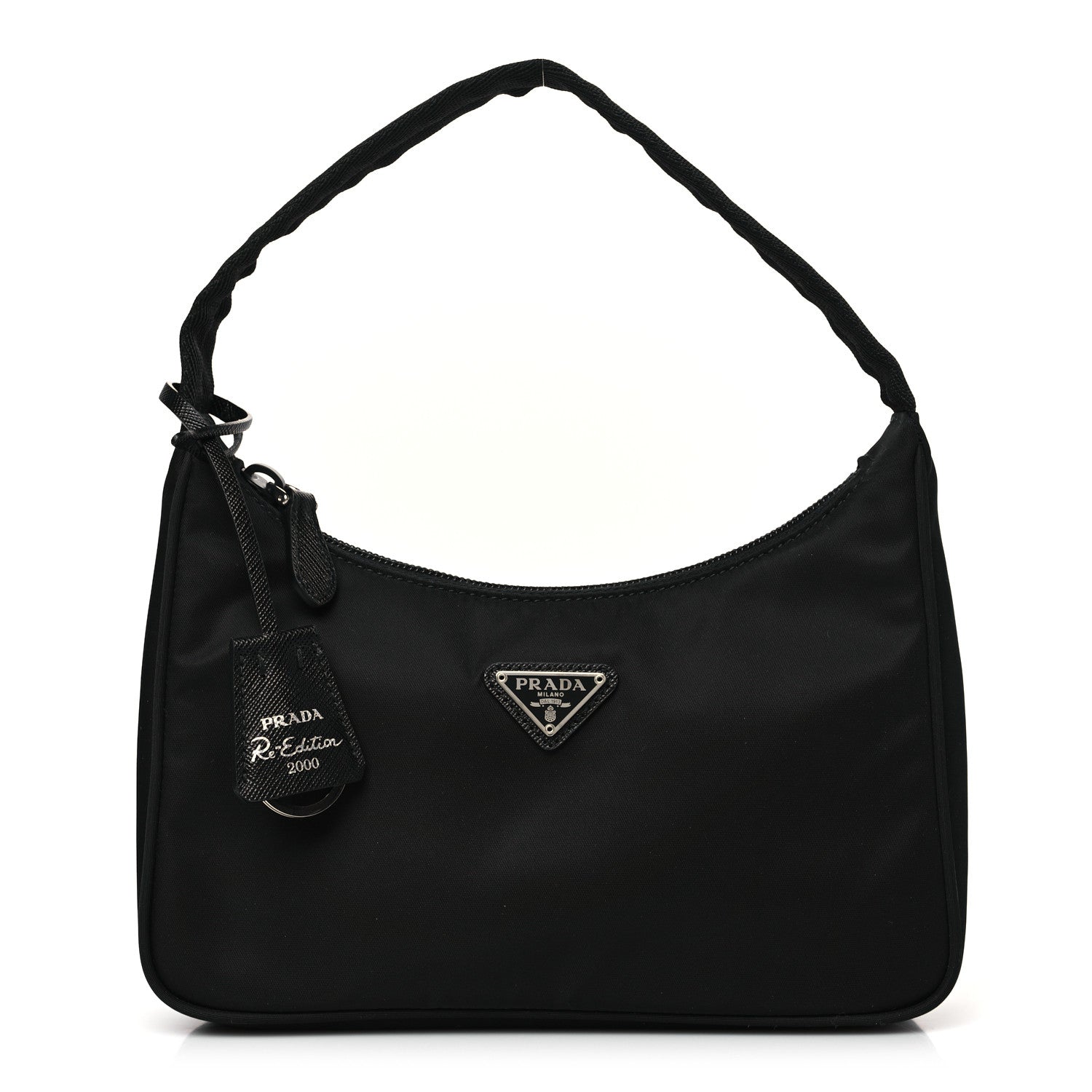 Prada Tessuto Nylon Mini Re-Edition 2000 Bag Black 1 of 8