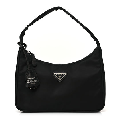 Prada Tessuto Nylon Mini Re-Edition 2000 Bag Black 1 of 8